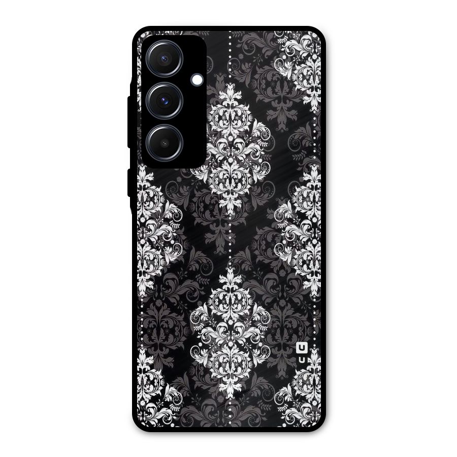 Beautiful Grey Pattern Metal Back Case for Galaxy A55