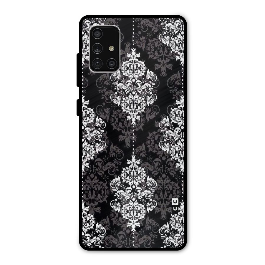 Beautiful Grey Pattern Metal Back Case for Galaxy A71