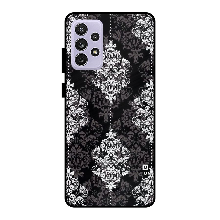 Beautiful Grey Pattern Metal Back Case for Galaxy A72
