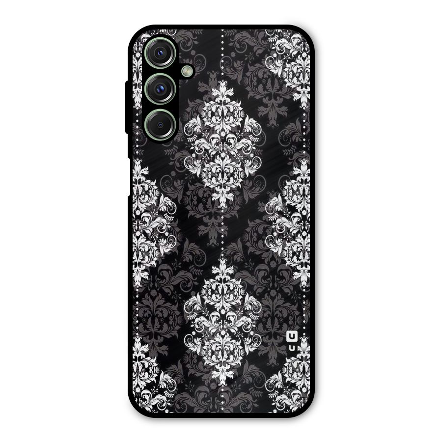 Beautiful Grey Pattern Metal Back Case for Galaxy F34