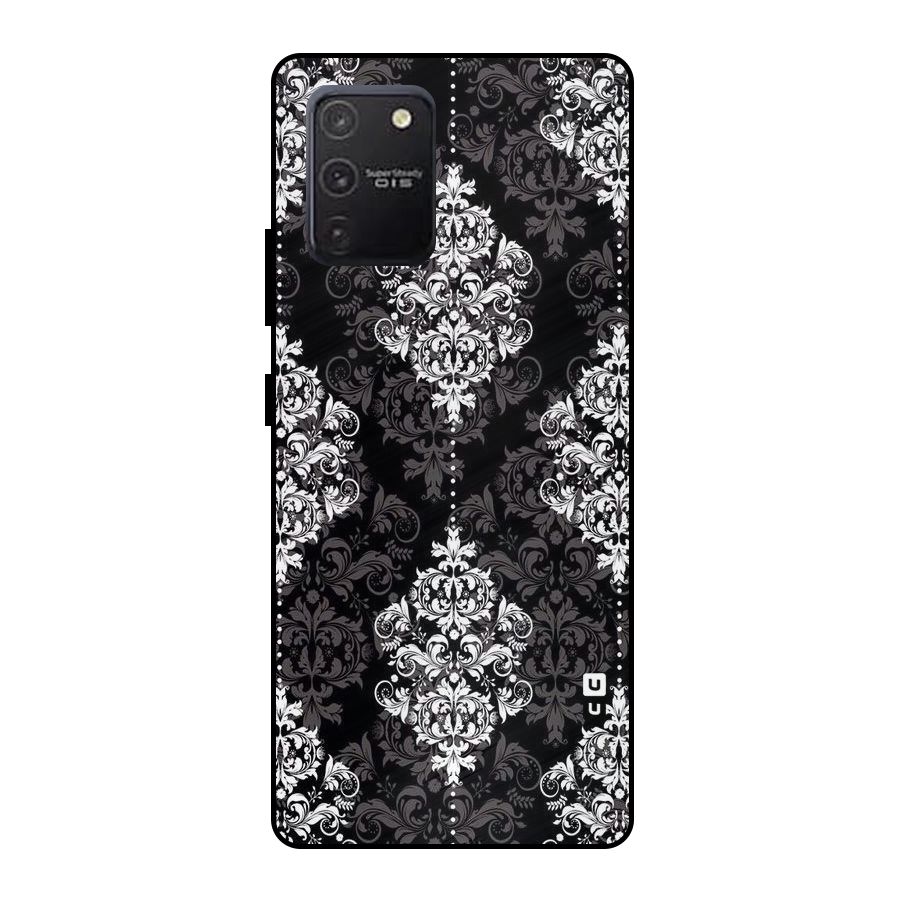 Beautiful Grey Pattern Metal Back Case for Galaxy S10 Lite