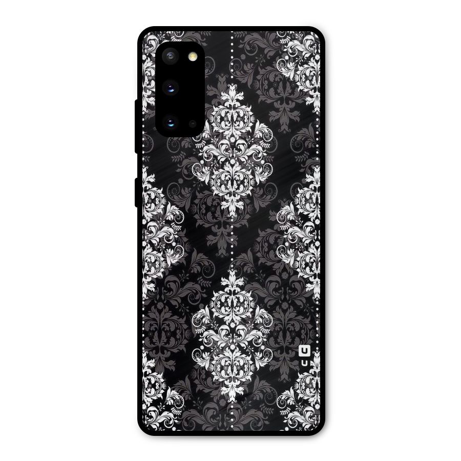 Beautiful Grey Pattern Metal Back Case for Galaxy S20