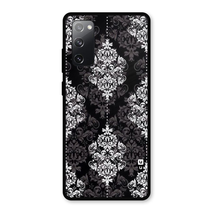 Beautiful Grey Pattern Metal Back Case for Galaxy S20 FE 5G