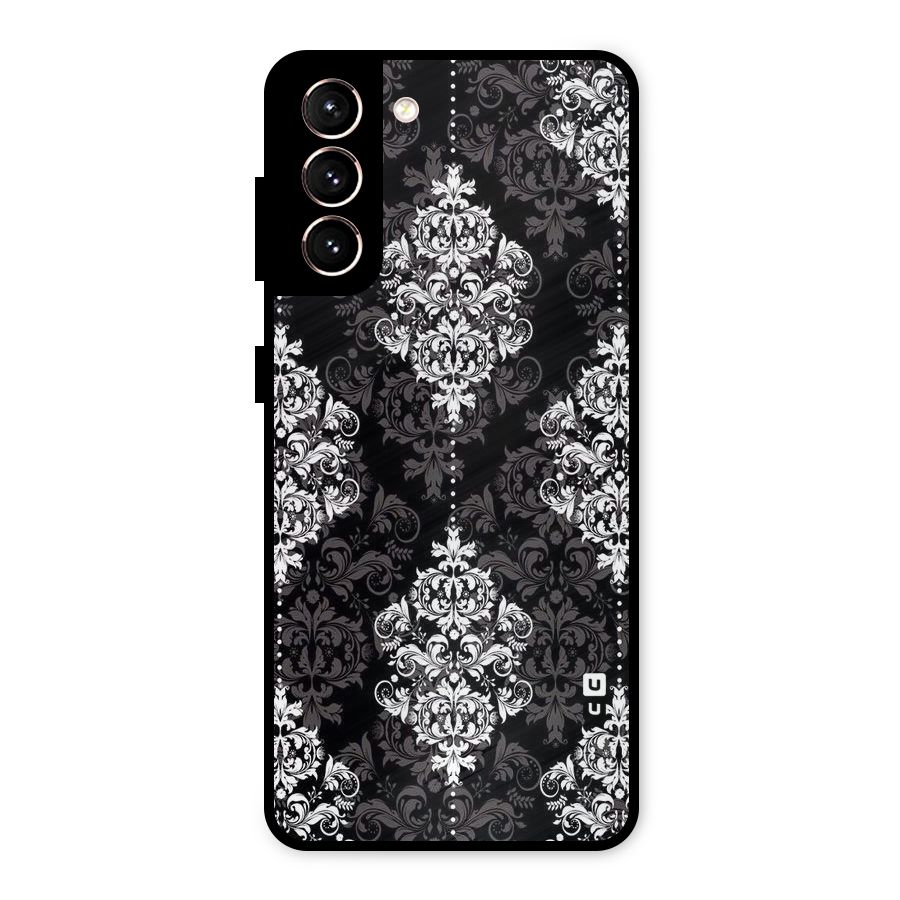 Beautiful Grey Pattern Metal Back Case for Galaxy S21 5G