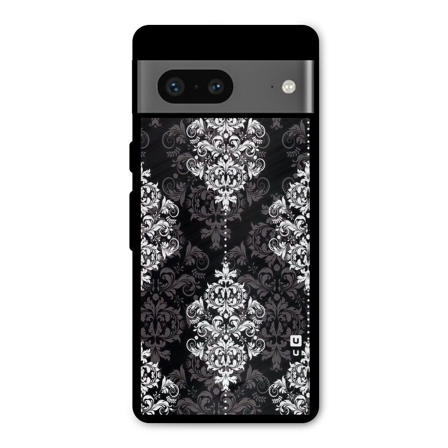 Beautiful Grey Pattern Metal Back Case for Google Pixel 7