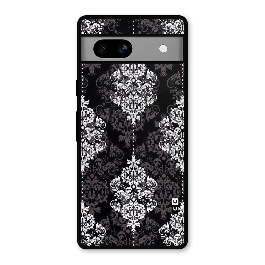Beautiful Grey Pattern Metal Back Case for Google Pixel 7a
