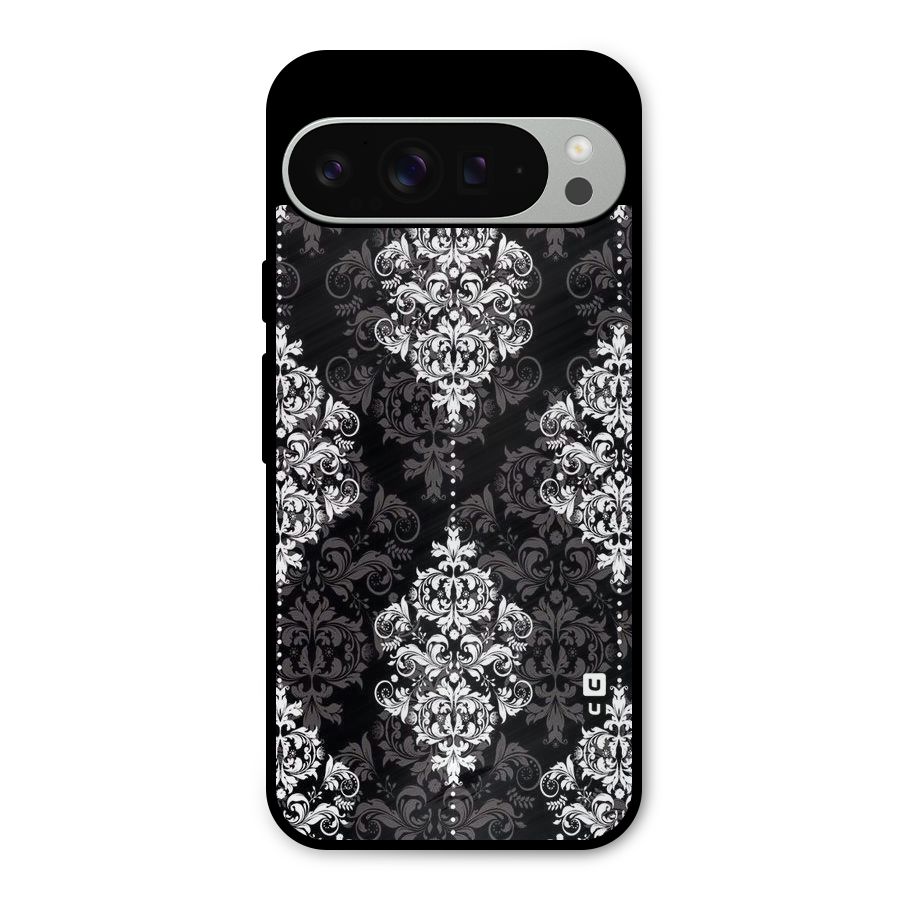 Beautiful Grey Pattern Metal Back Case for Google Pixel 9 Pro XL