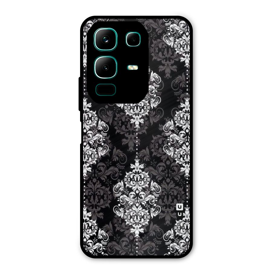 Beautiful Grey Pattern Metal Back Case for Infinix Note 50x