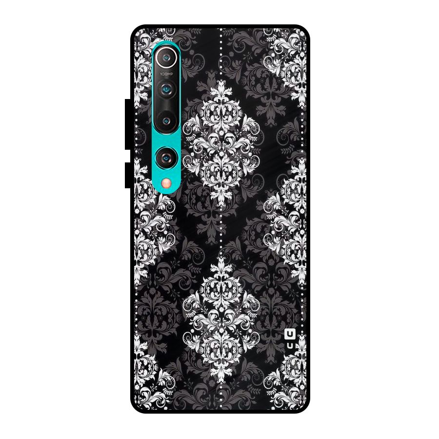 Beautiful Grey Pattern Metal Back Case for Mi 10