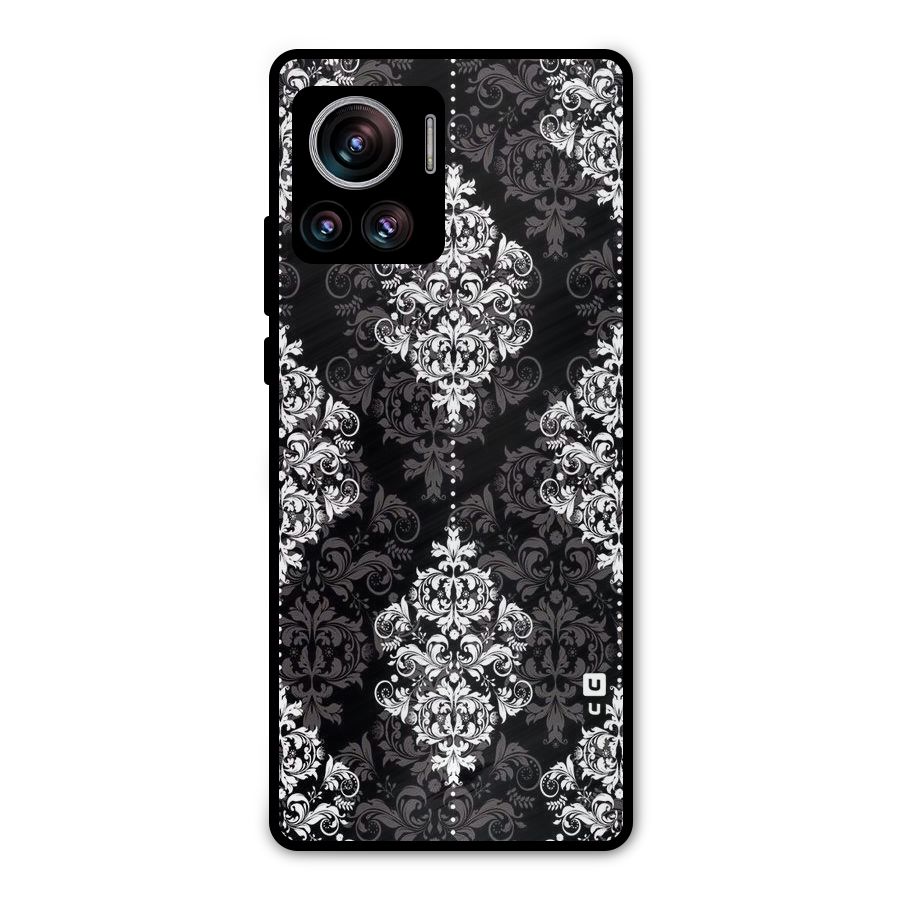 Beautiful Grey Pattern Metal Back Case for Motorola Edge 30 Ultra
