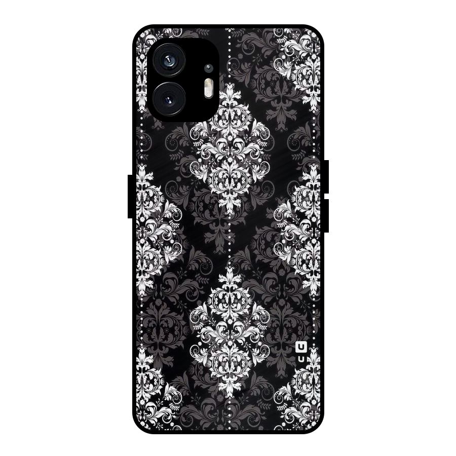 Beautiful Grey Pattern Metal Back Case for Nothing Phone 2