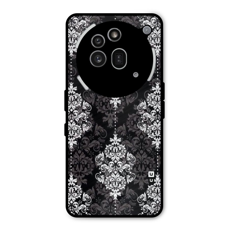 Beautiful Grey Pattern Metal Back Case for Nothing Phone 3a Pro