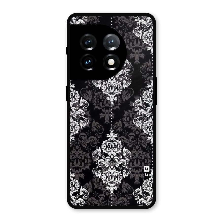 Beautiful Grey Pattern Metal Back Case for OnePlus 11