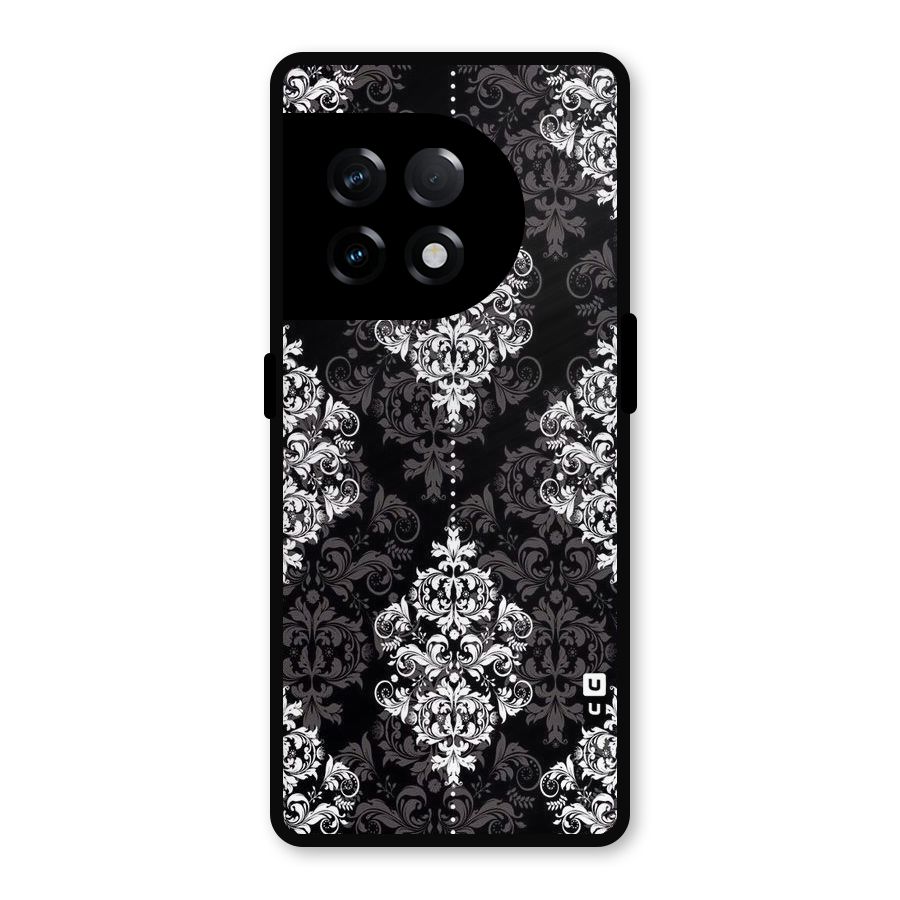 Beautiful Grey Pattern Metal Back Case for OnePlus 11R