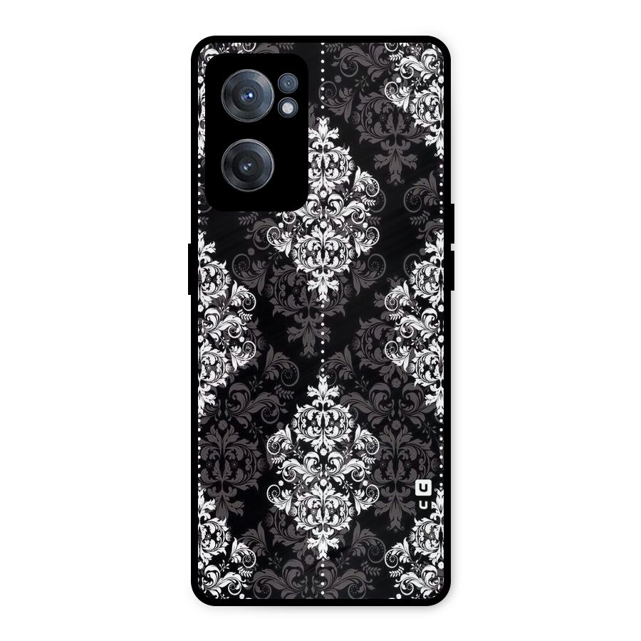 Beautiful Grey Pattern Metal Back Case for OnePlus Nord CE 2 5G