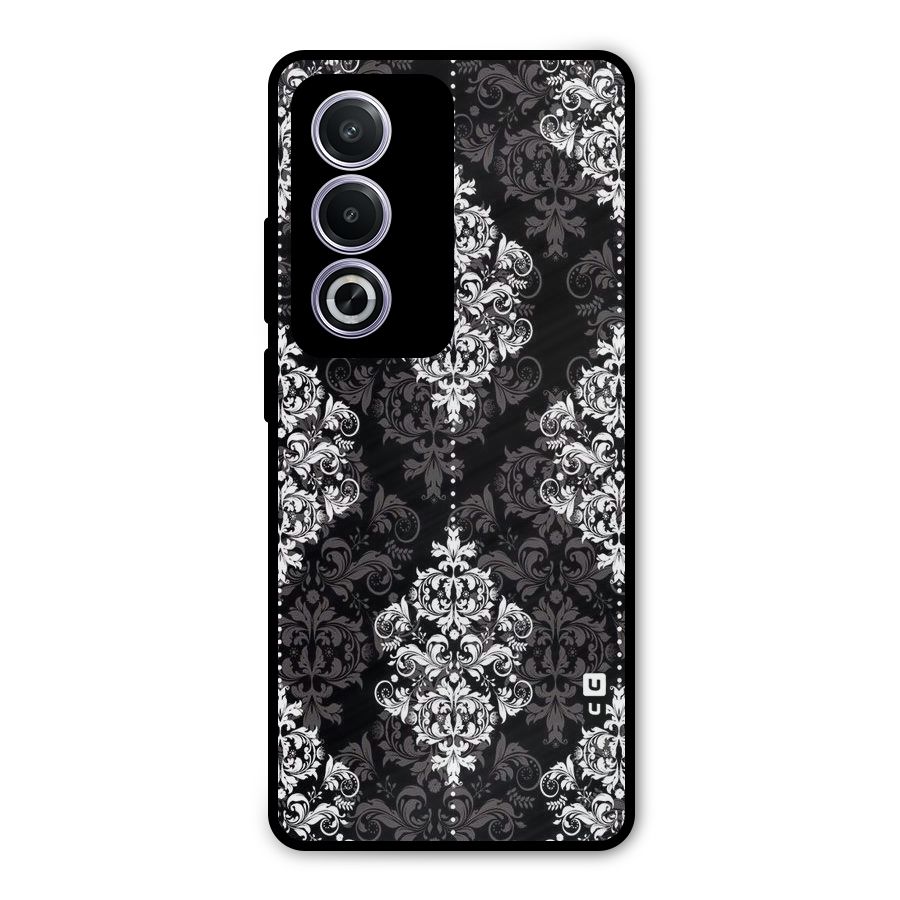 Beautiful Grey Pattern Metal Back Case for Oppo A3 Pro