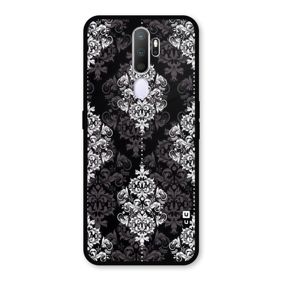 Beautiful Grey Pattern Metal Back Case for Oppo A5 (2020)