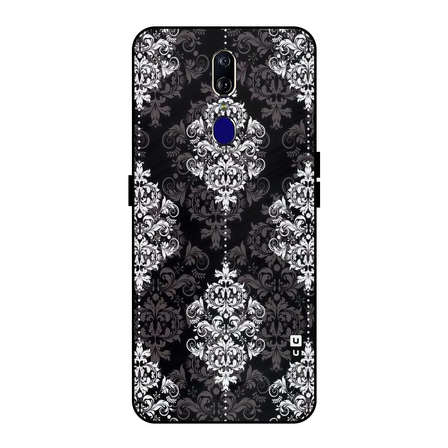 Beautiful Grey Pattern Metal Back Case for Oppo F11