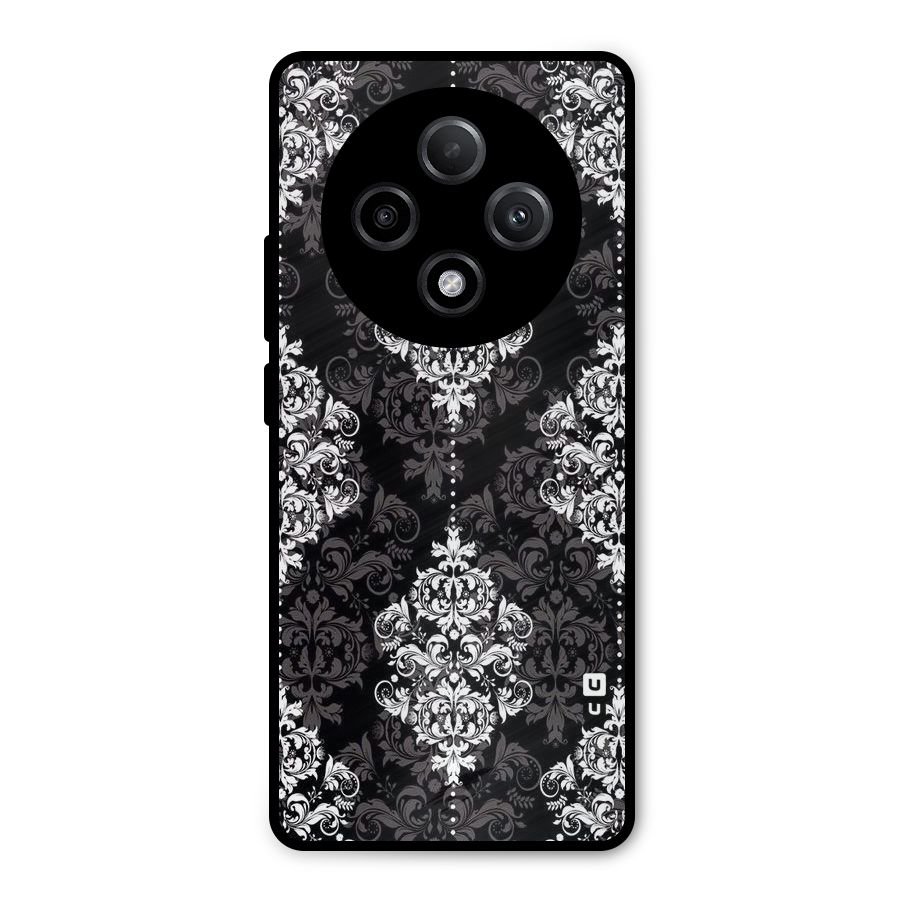 Beautiful Grey Pattern Metal Back Case for Oppo F27 Pro Plus