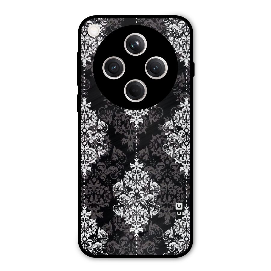 Beautiful Grey Pattern Metal Back Case for Oppo Find X8