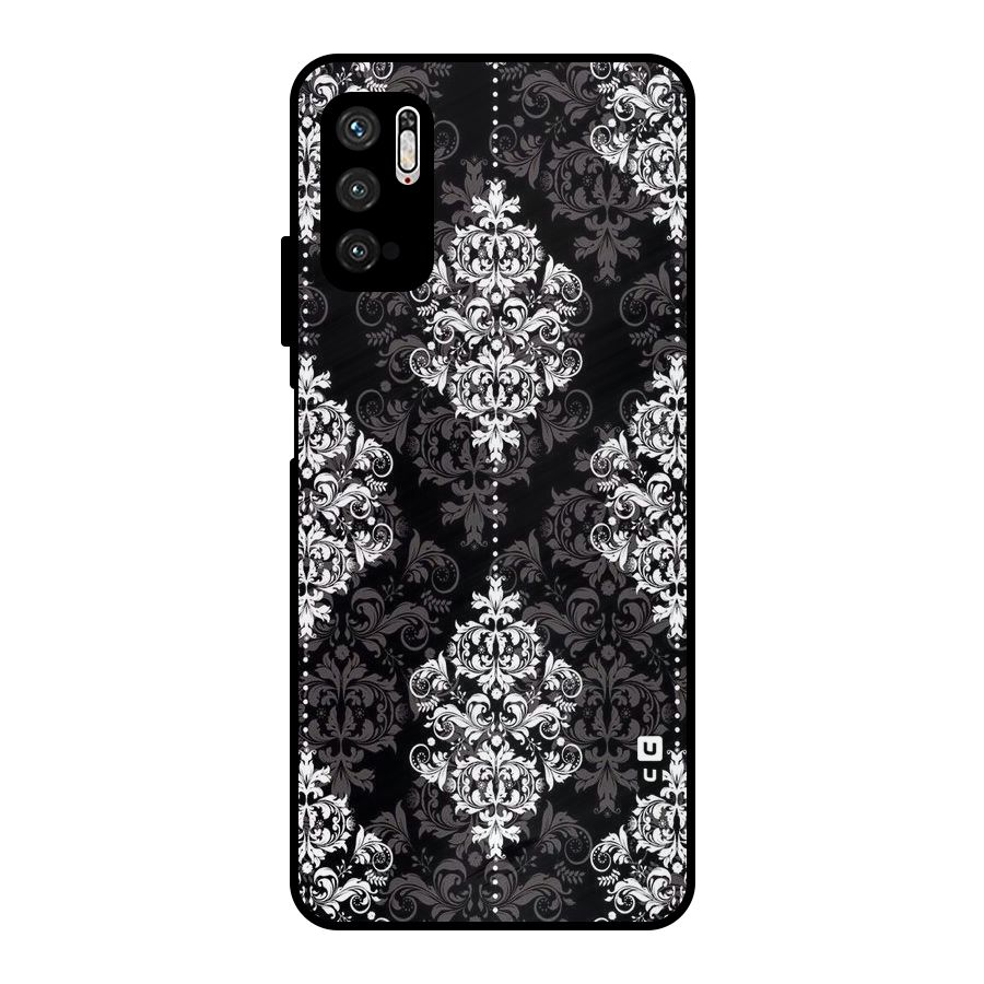 Beautiful Grey Pattern Metal Back Case for Poco M3 Pro 5G