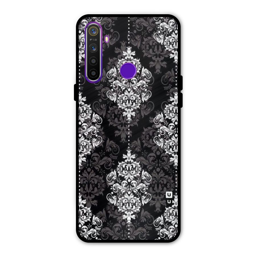 Beautiful Grey Pattern Metal Back Case for Realme 5i