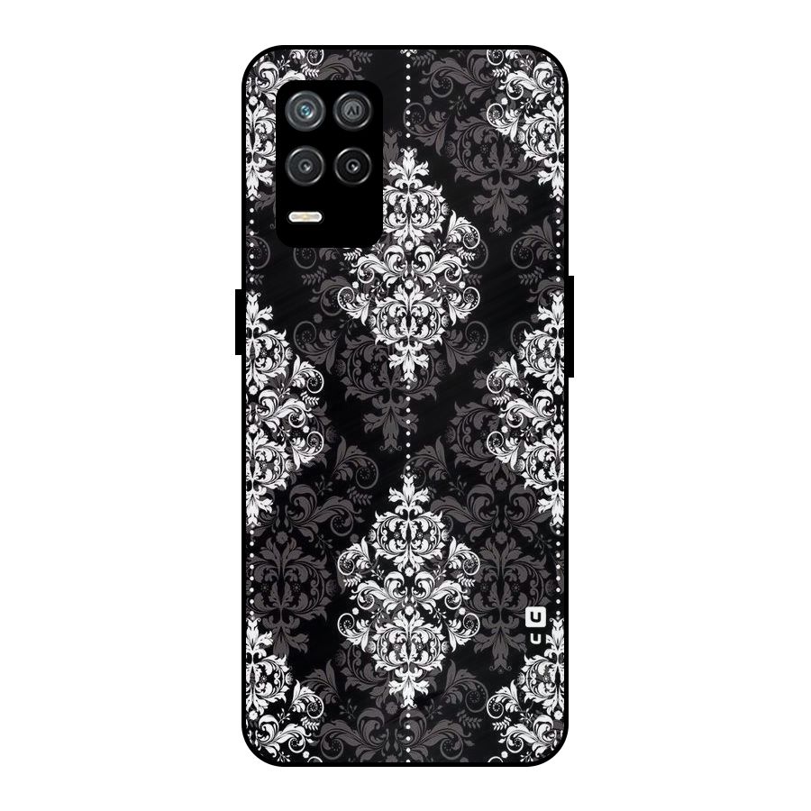 Beautiful Grey Pattern Metal Back Case for Realme 9 5G
