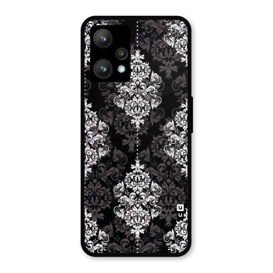 Beautiful Grey Pattern Metal Back Case for Realme 9 Pro Plus 5G