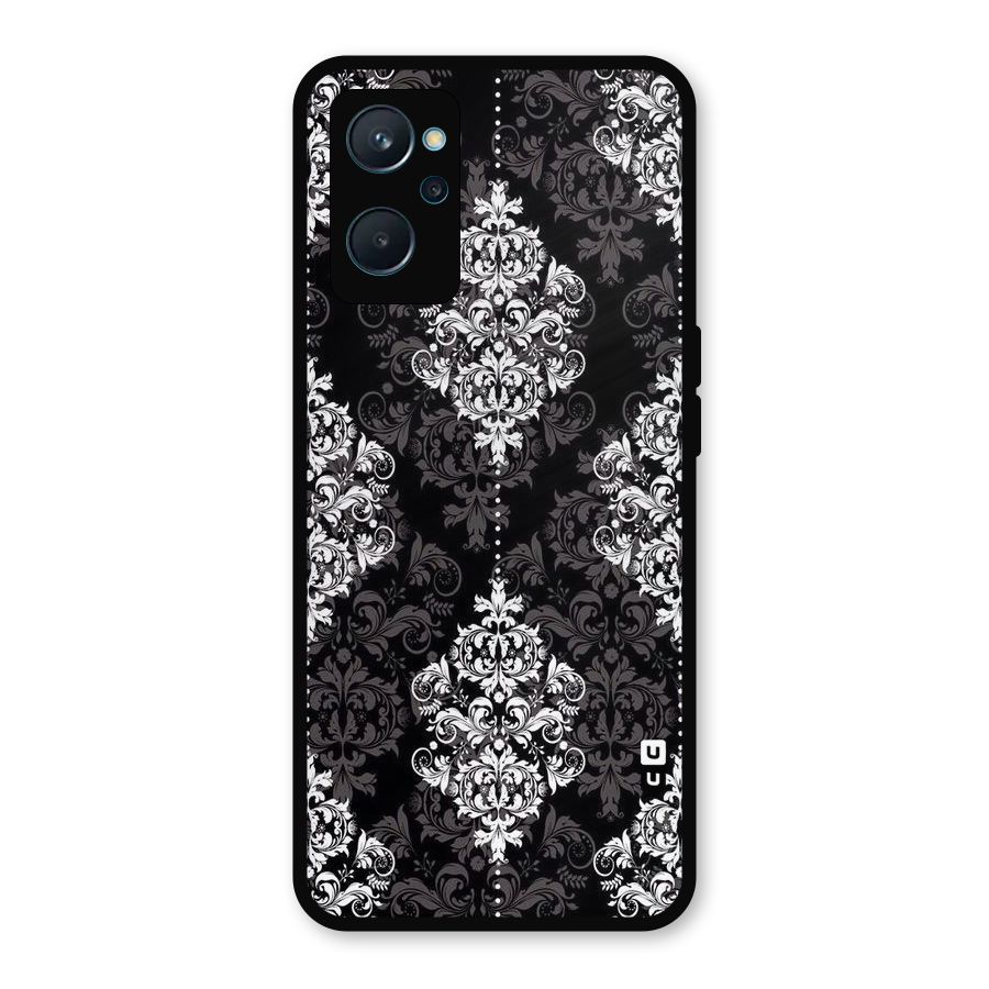 Beautiful Grey Pattern Metal Back Case for Realme 9i