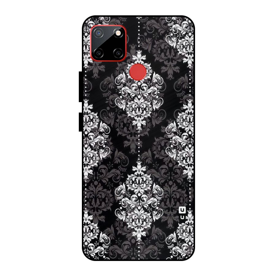 Beautiful Grey Pattern Metal Back Case for Realme C12