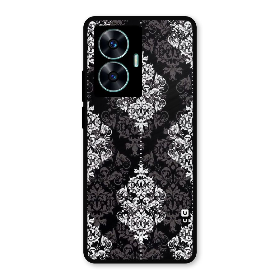 Beautiful Grey Pattern Metal Back Case for Realme C55