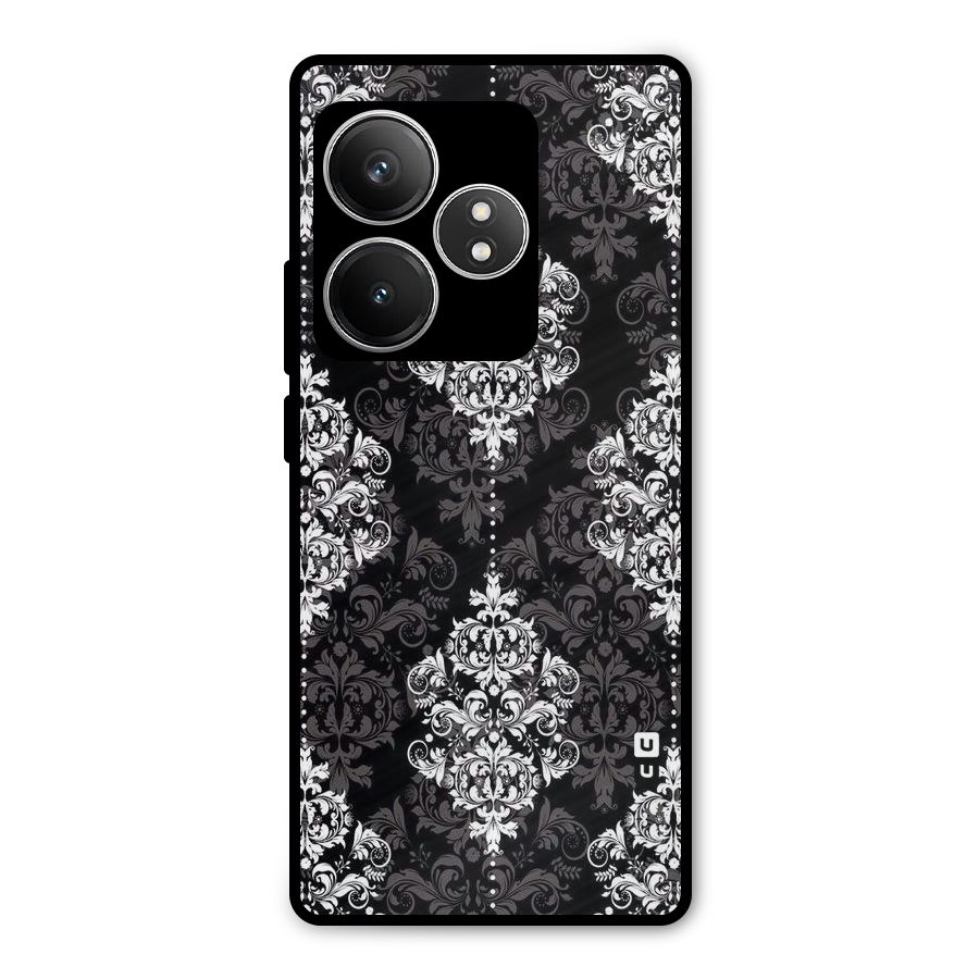 Beautiful Grey Pattern Metal Back Case for Realme GT 6T