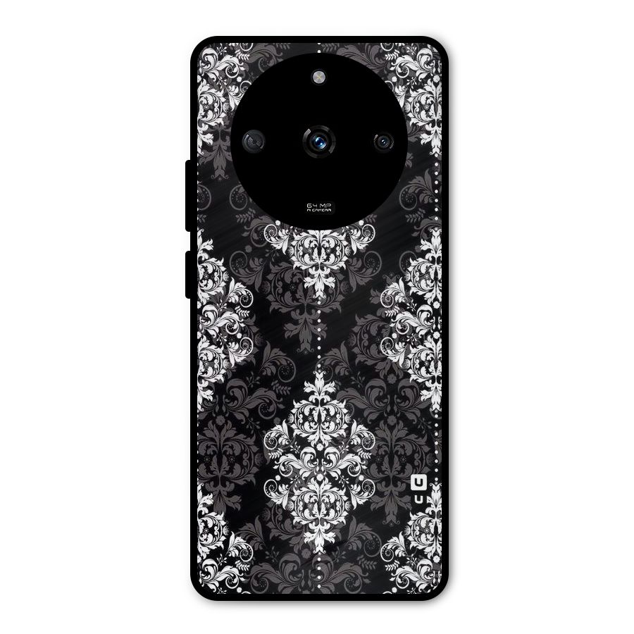 Beautiful Grey Pattern Metal Back Case for Realme Narzo 60 5G