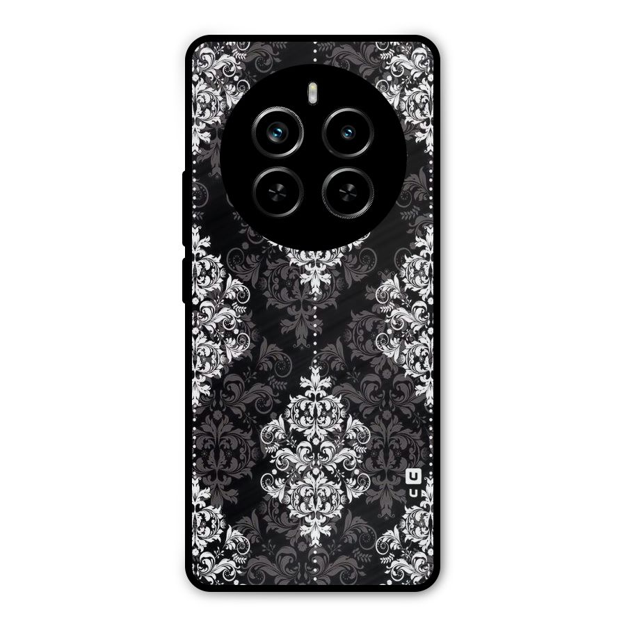 Beautiful Grey Pattern Metal Back Case for Realme P1 Pro