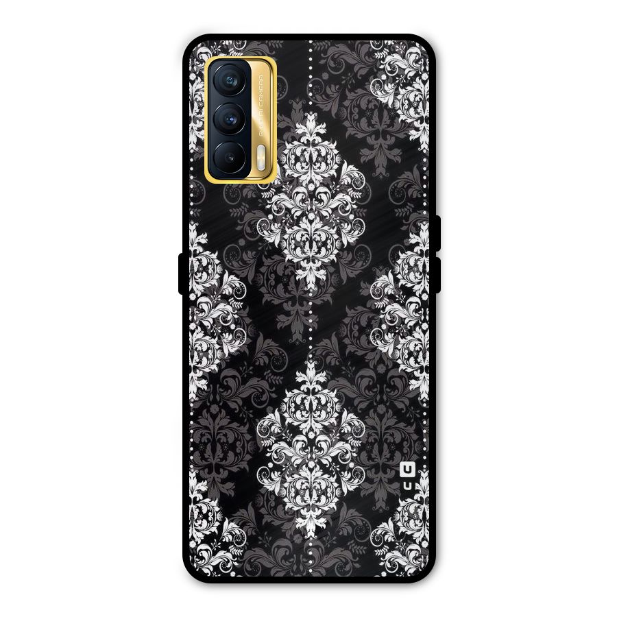 Beautiful Grey Pattern Metal Back Case for Realme X7