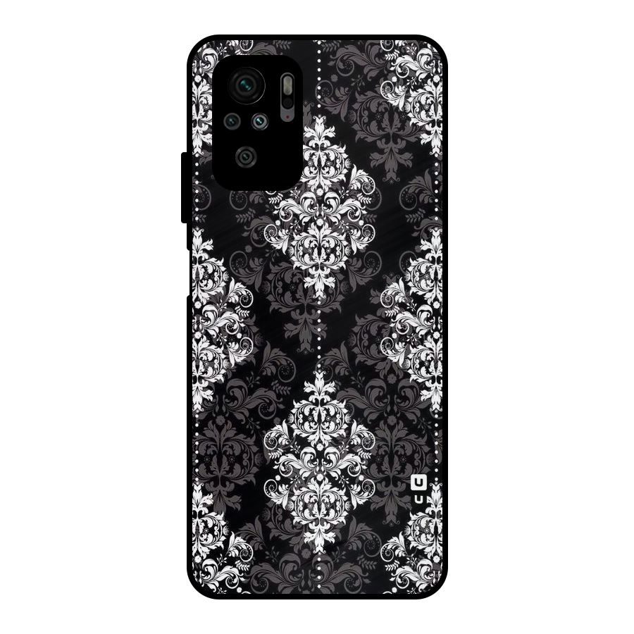 Beautiful Grey Pattern Metal Back Case for Redmi Note 11 SE