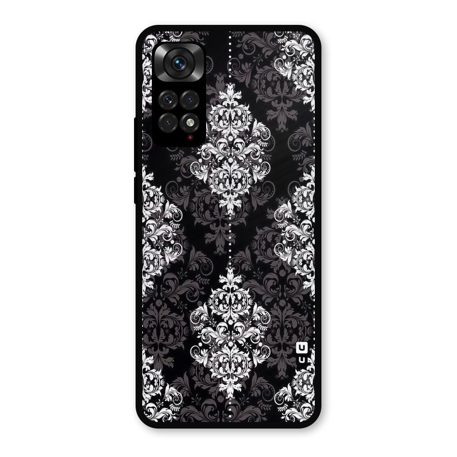 Beautiful Grey Pattern Metal Back Case for Redmi Note 11s