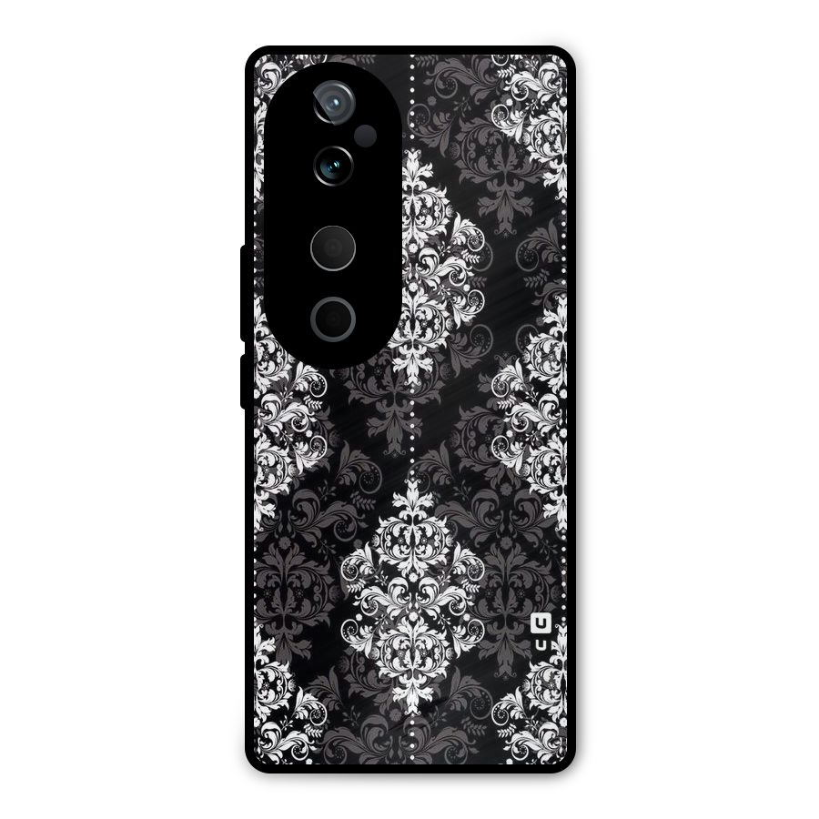 Beautiful Grey Pattern Metal Back Case for Vivo T3 Ultra