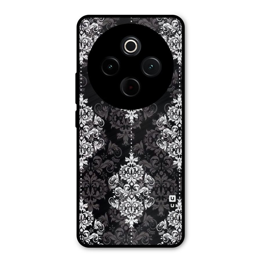 Beautiful Grey Pattern Metal Back Case for Vivo T4