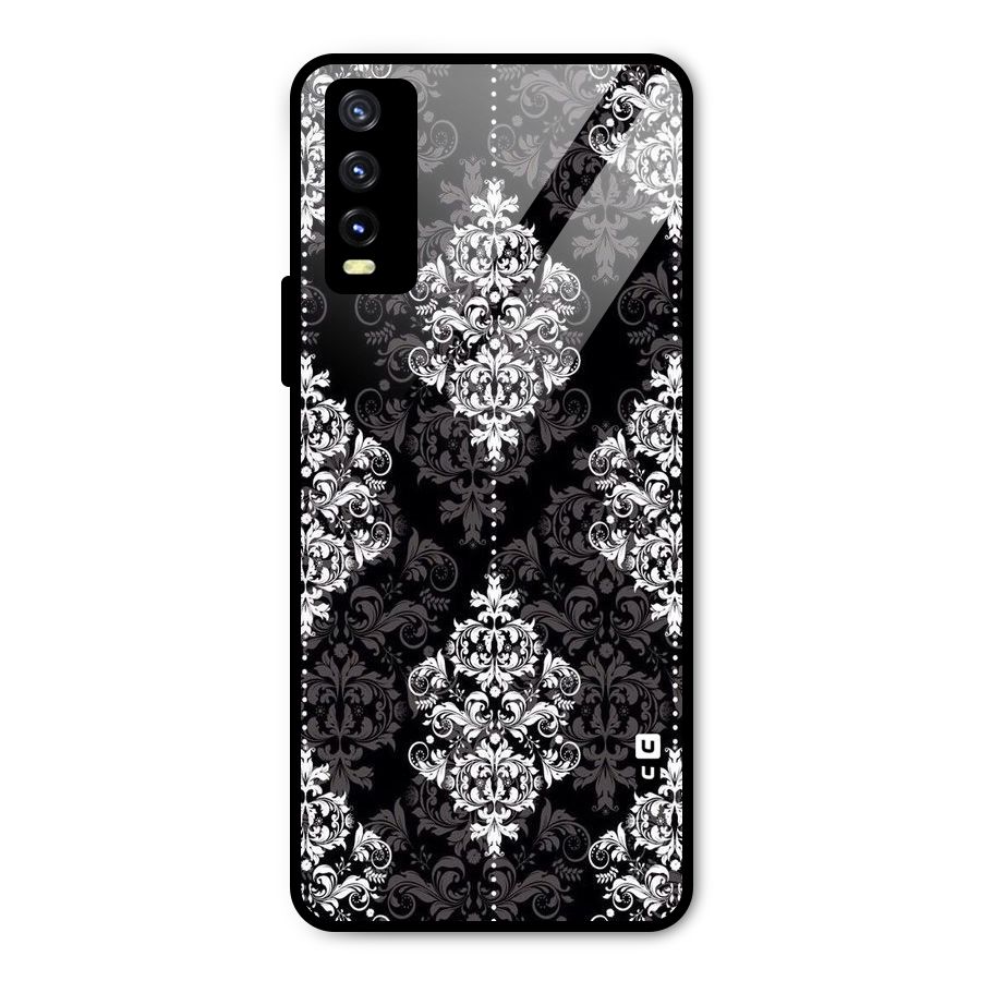 Beautiful Grey Pattern Metal Back Case for Vivo Y20g