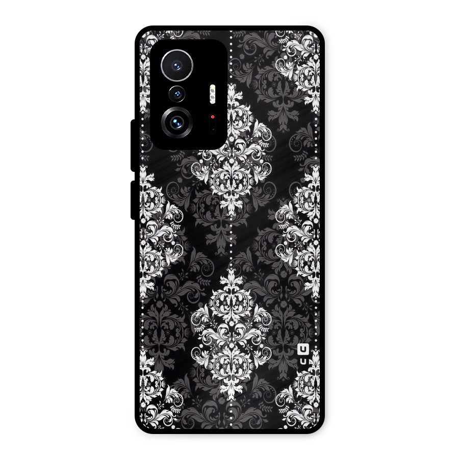 Beautiful Grey Pattern Metal Back Case for Xiaomi 11T Pro