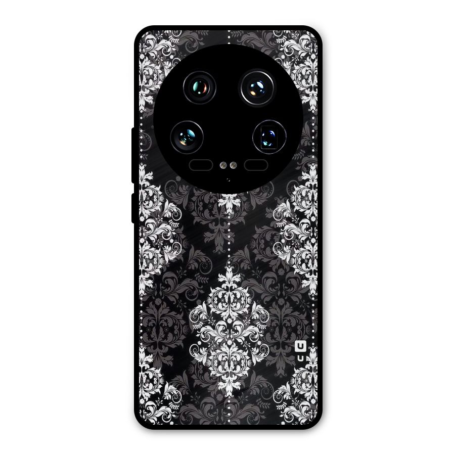 Beautiful Grey Pattern Metal Back Case for Xiaomi 14 Ultra