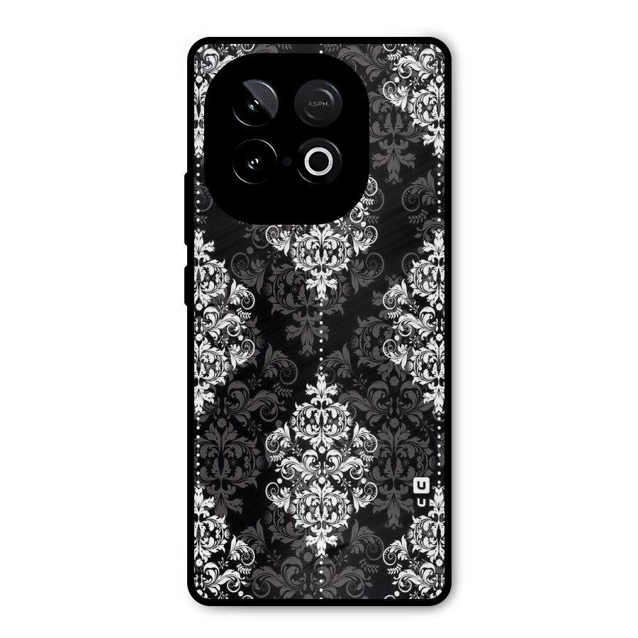 Beautiful Grey Pattern Metal Back Case for iQOO Neo 10