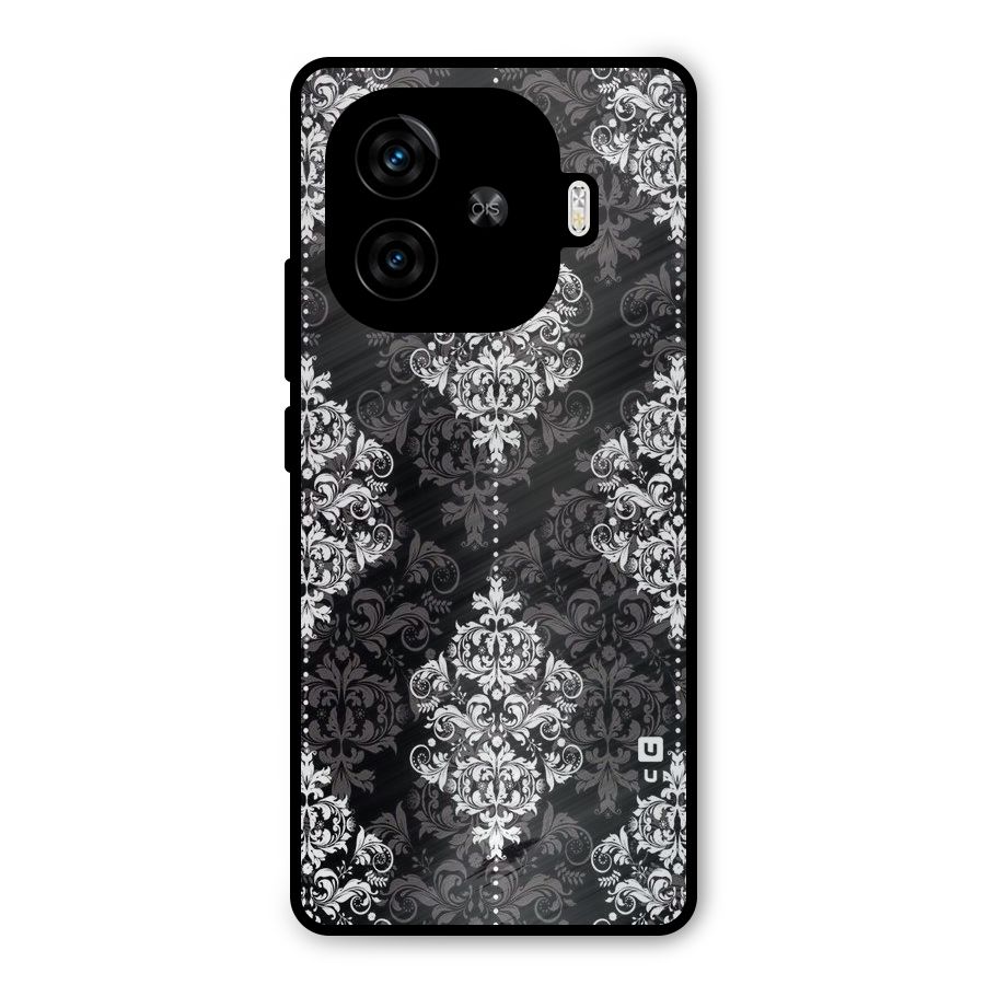 Beautiful Grey Pattern Metal Back Case for iQOO Neo 10R