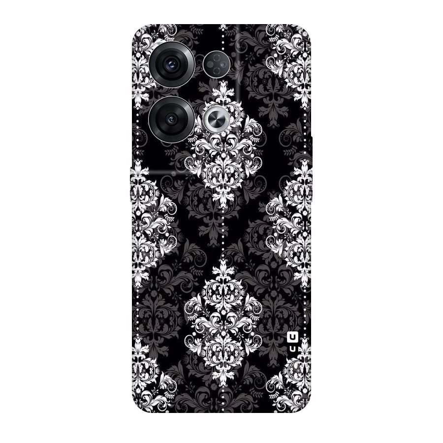 Beautiful Grey Pattern Original Polycarbonate Back Case for Oppo Reno8 Pro 5G