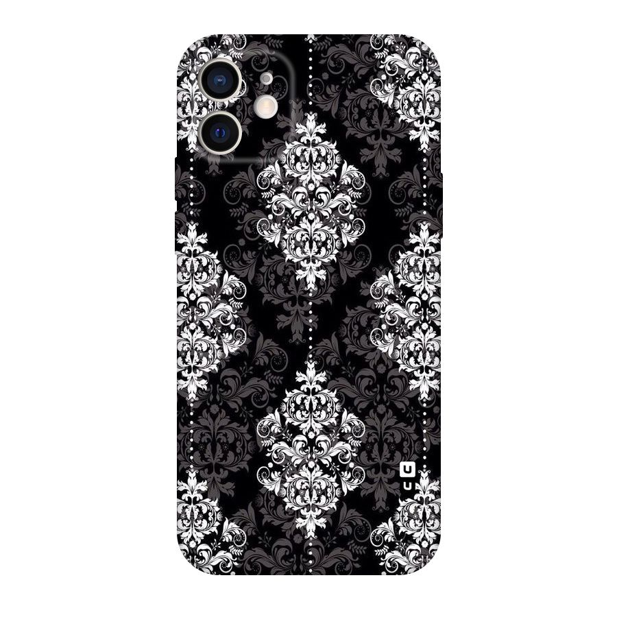 Beautiful Grey Pattern Original Polycarbonate Back Case for iPhone 12