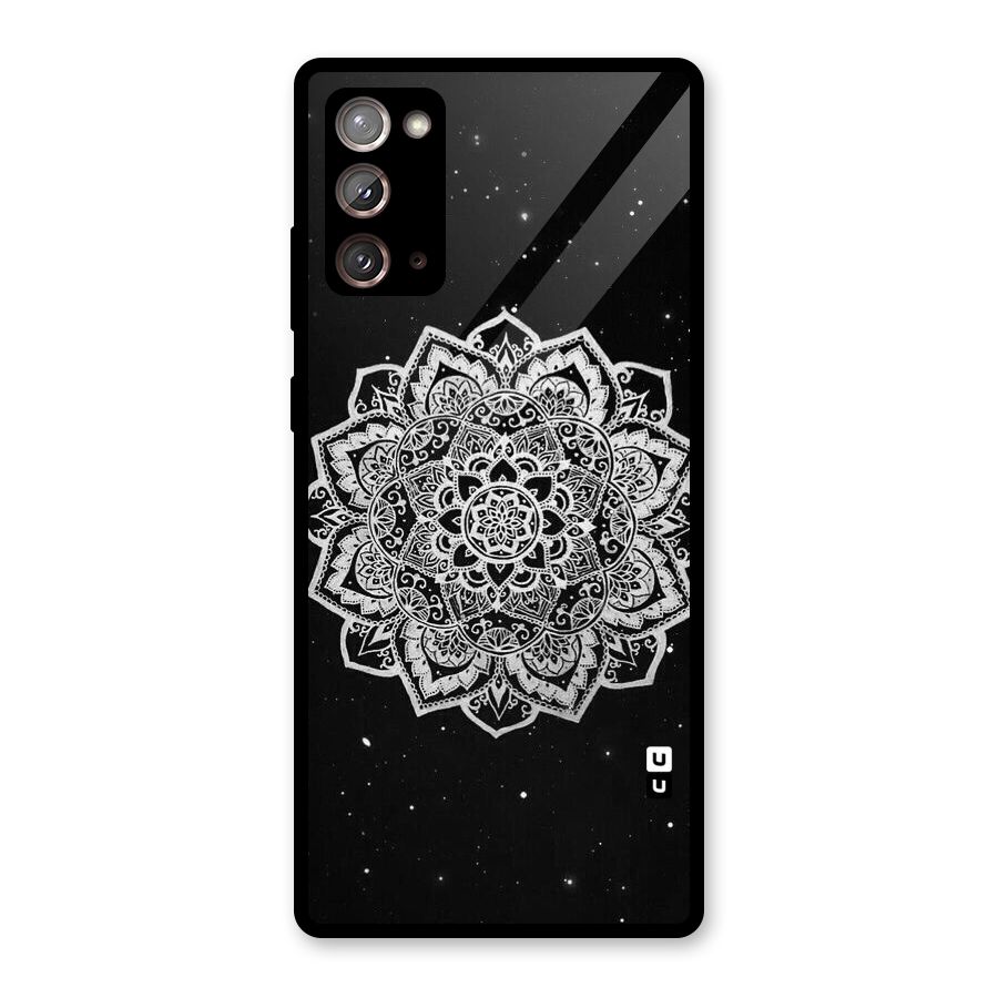 Beautiful Mandala Design Glass Back Case for Galaxy Note 20