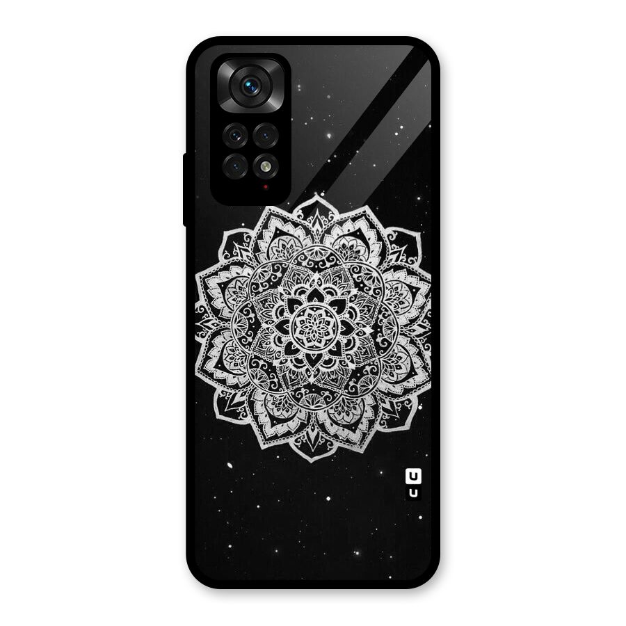 Beautiful Mandala Design Glass Back Case for Redmi Note 11S