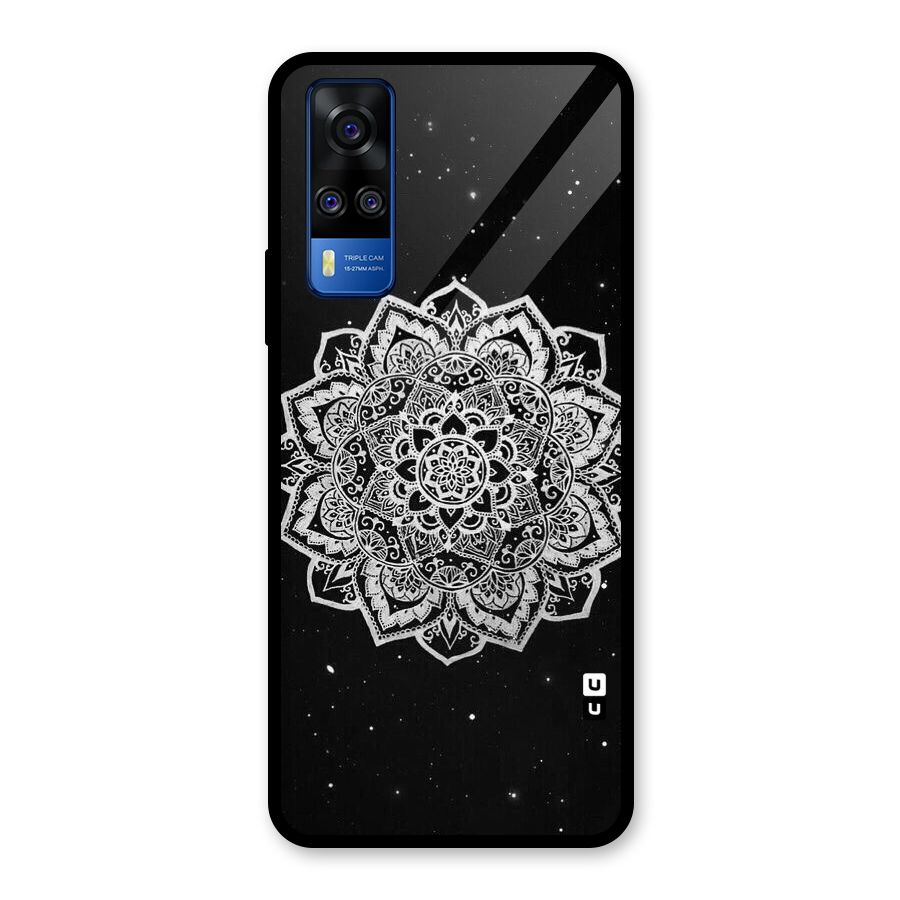 Beautiful Mandala Design Glass Back Case for Vivo Y31