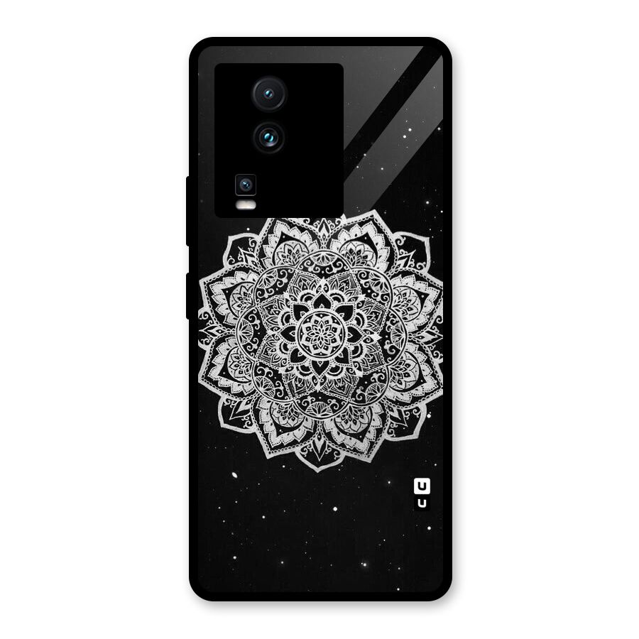 Beautiful Mandala Design Glass Back Case for Vivo iQOO Neo 7
